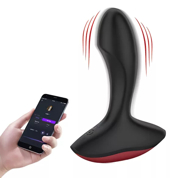 Magic Motion Solstice - Vibrator prostatic controlat prin aplicație, pentru bărbați (negru)