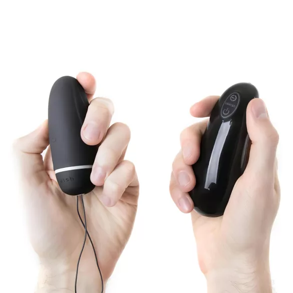 B SWISH Deluxe - ou vibrator purtabil cu telecomandă (negru)