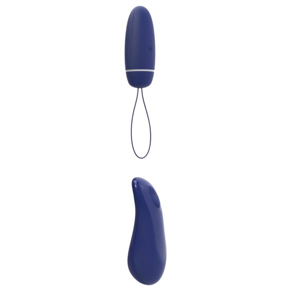 B SWISH Deluxe - ou vibrant cu telecomandă (albastru)