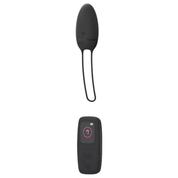 B SWISH Premium - ou vibrator portabil cu acumulator, cu telecomandă radio (negru)