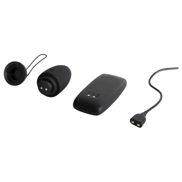 B SWISH Premium - ou vibrator portabil cu acumulator, cu telecomandă radio (negru)