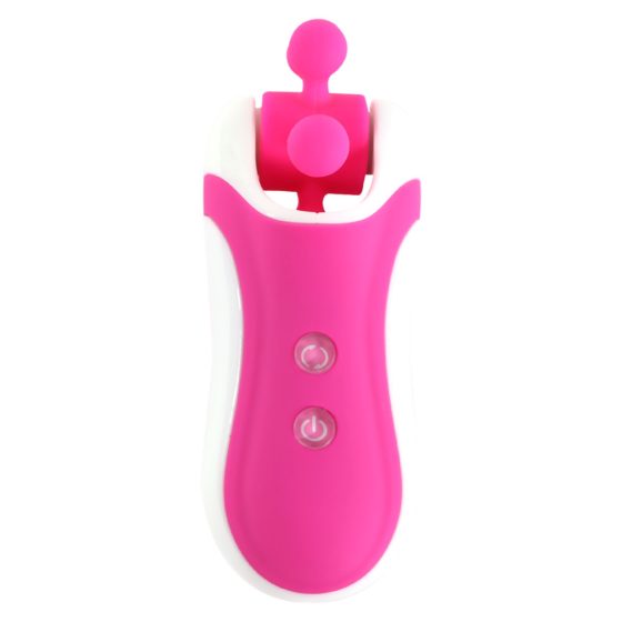 FEELZTOYS Clitella - vibrator oral rotativ, cu acumulator (roz)