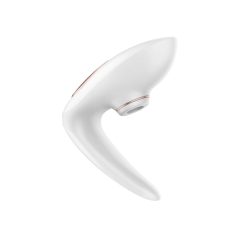   Satisfyer Pro 4 Couples - vibrator pentru cupluri cu pulsații de aer, reîncărcabil (alb)
