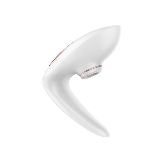 Satisfyer Pro 4 Couples - Vibrator clitoridian reîncărcabil (alb)