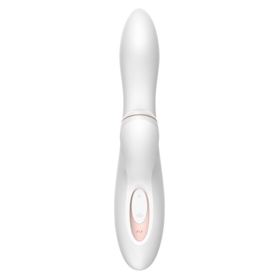 Satisfyer Pro+ G-spot - stimulator de clitoris și vibrator de punct G (alb)