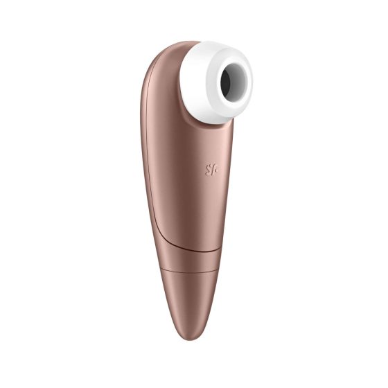 Satisfyer 1 Number One - stimulator de clitoris cu val de aer rezistent la apă (maro)