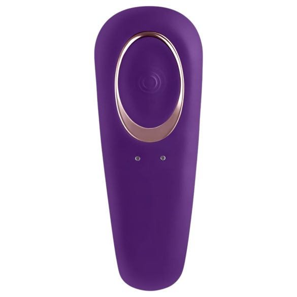 Satisfyer Double Classic - vibrator dublu rezistent la apă, reîncărcabil (mov)