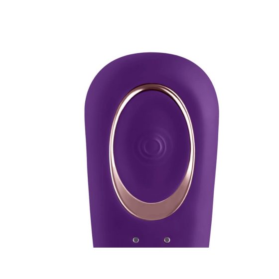 Satisfyer Double Classic - vibrator cuplu rezistent la apă, reîncărcabil (violet)