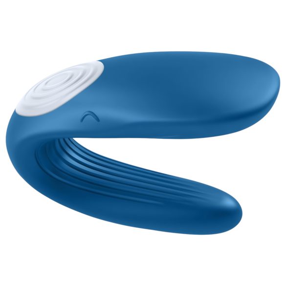 Satisfyer Double Whale - vibrator pentru cuplu cu 2 motoare - albastru