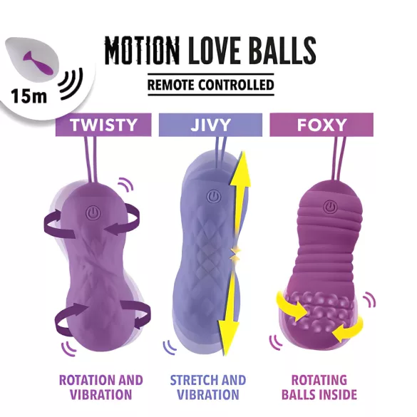 FeelzToys - Ou vibrator impermeabil - lila
