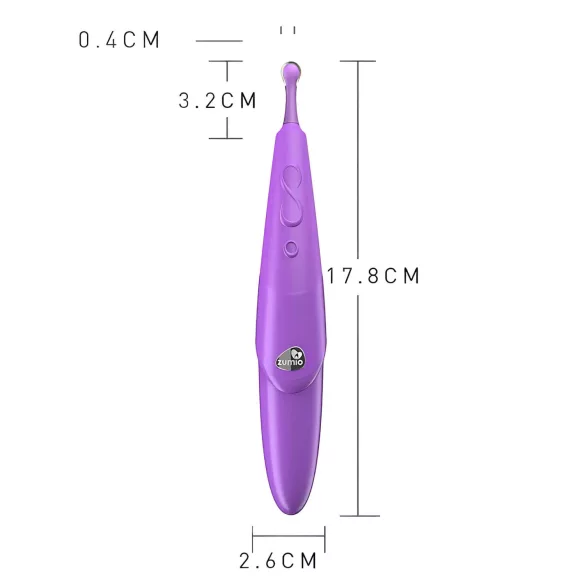 Zumio Soft - vibrator clitoridian cu acumulator - mov