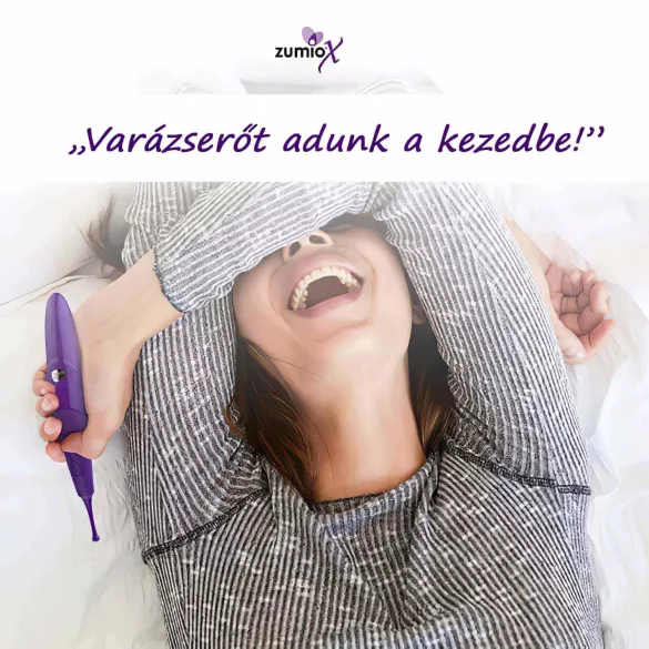 Zumio Soft - vibrator clitoridian cu acumulator - mov