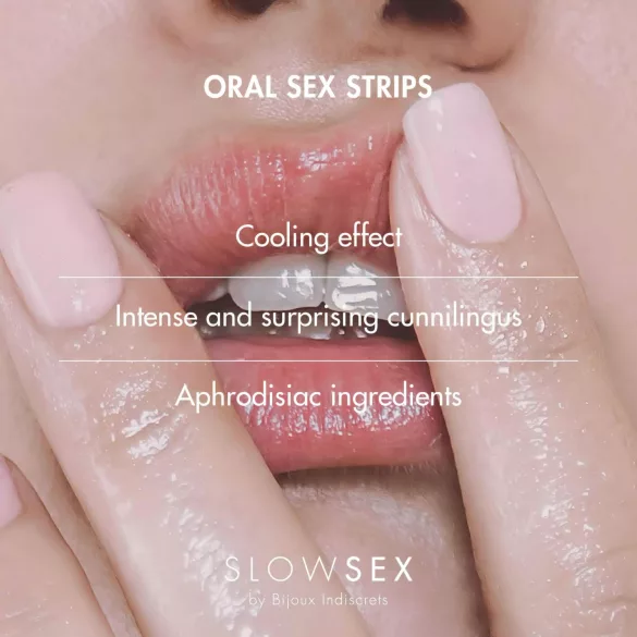 Slow Sex - foițe comestibile pentru sex oral - mentă (7 bucăți)