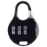LOCK A WILLY - cușcă peniană cu lacăt - silicon - negru