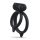 B SWISH Bcharmed DUO - inel vibrator pentru cupluri (negru)