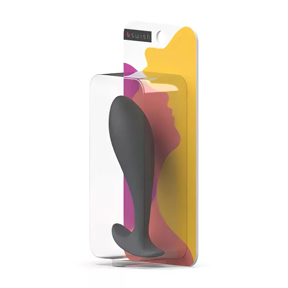 B SWISH - dildo pentru prostată - silicon negru