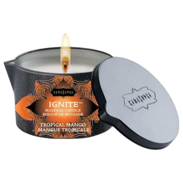 Kama Sutra - Lumânare de masaj vegană - Mango dulce (170g)