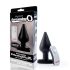 Screaming Plug XL - vibrator anal - mărime XL - silicon negru