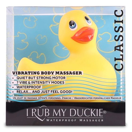 My Duckie Classic 2.0 - vibrator de clitoris impermeabil sub forma de rață jucausă (galben)