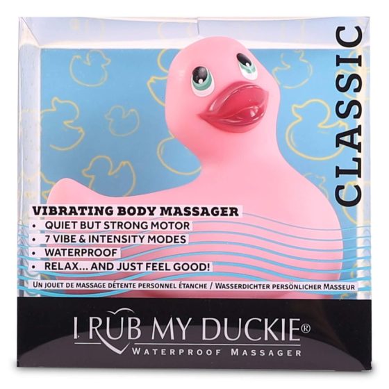 My Duckie Classic 2.0 - Vibrator clitoridian impermeabil sub formă de rață jucăușă (roz)