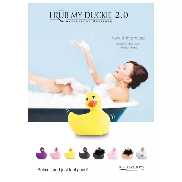 My Duckie 2.0 - vibrator clitoridian rezistent la apă - roz