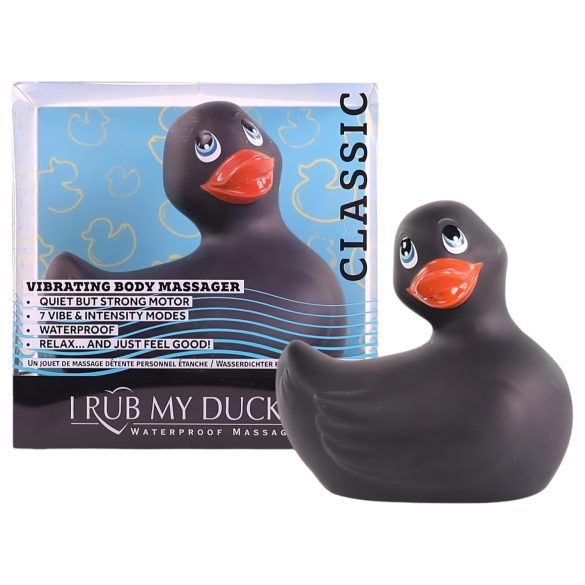 My Duckie 2.0 - rață vibrator pentru clitoris, impermeabilă (negru)