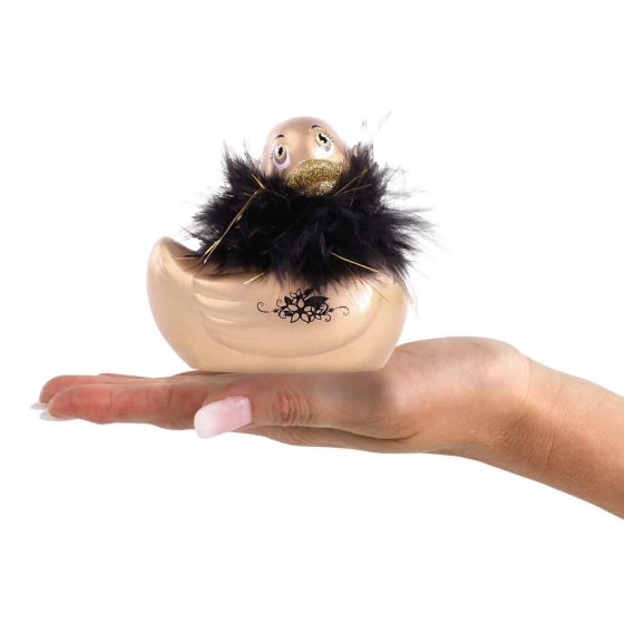 My Duckie Paris 2.0 - vibrator sub formă de rață jucăușă, impermeabil pentru clitoris (auriu)