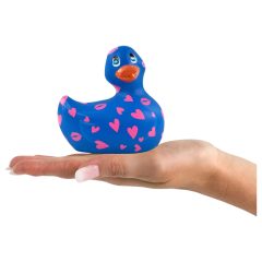   My Duckie Romance 2.0 - vibrator clitoridian rezistent la apă (albastru-roz)
