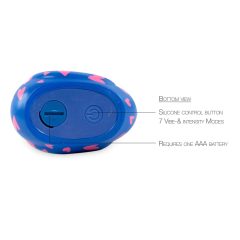   My Duckie Romance 2.0 - vibrator pentru clitoris rezistent la apă (albastru-roz)