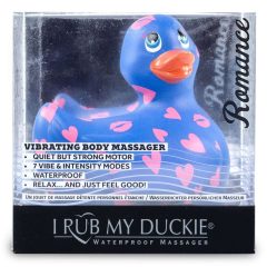   My Duckie Romance 2.0 - vibrator pentru clitoris rezistent la apă (albastru-roz)