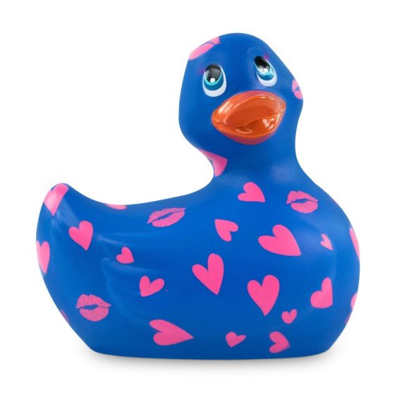 My Duckie Romance 2.0 - vibrator pentru clitoris rezistent la apă (albastru-roz)