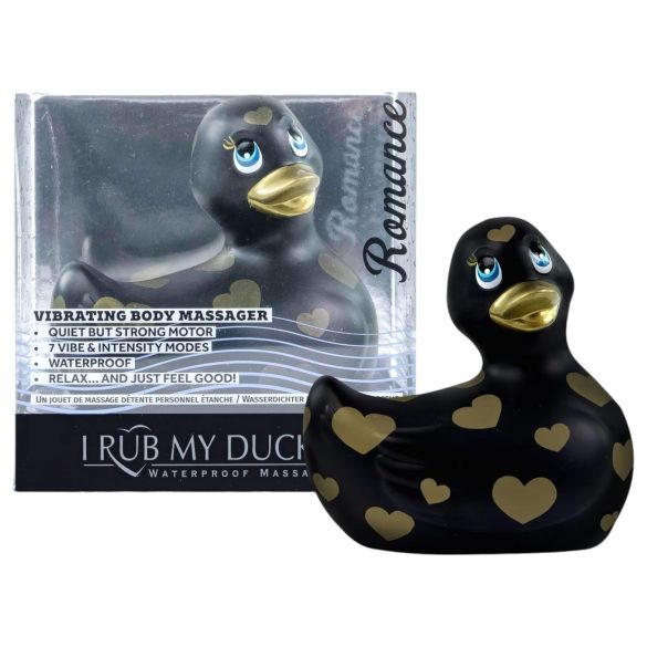 My Duckie Romance 2.0 - vibrator clitoridian - negru-auriu