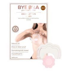   / Bye Bra A-C - benzi lift invizibile pentru bust - roz (3 perechi)