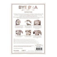   Bye Bra D-F - plasture de ridicare a sânului invizibil - nud (3 perechi)