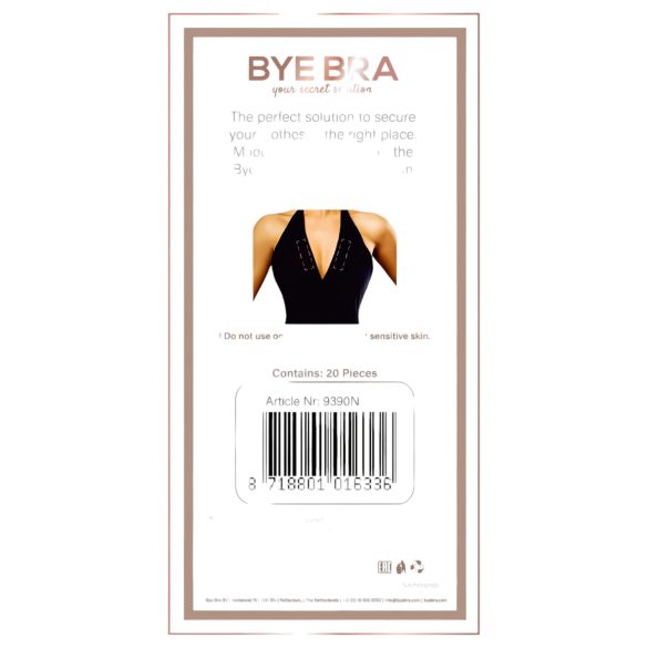 Bye Bra - bandă dublu adezivă pentru haine - 20 bucăți