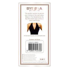 Bye Bra - bandă adezivă dublă pentru haine (20 buc)