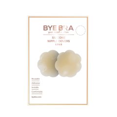   Bye Bra - Tapas pentru mameloane în formă de floare - natural (2 bucăți)