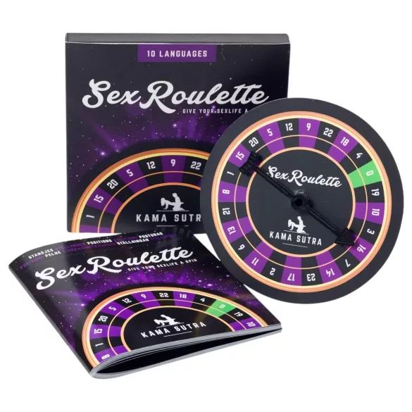 Sex Roulette Kama Sutra - joc erotic de societate pentru cupluri - multilingv