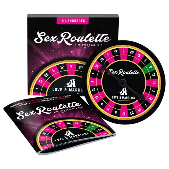 Sex Roulette Love & Married - joc erotic de societate - 10 limbi