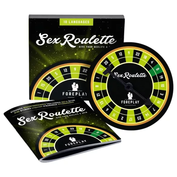 tease & please - Sex Roulette Foreplay - Joc de societate tip ruletă pentru preludiu, pentru cupluri