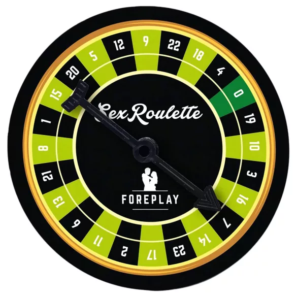 tease & please - Sex Roulette Foreplay - Joc de societate tip ruletă pentru preludiu, pentru cupluri