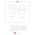 Halat Obsessive Satinia - set de halat din satin (negru)