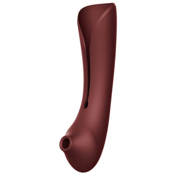 ZALO Queen - vibrator cu impulsuri pentru punctul G și clitoris, cu baterie (roșu)