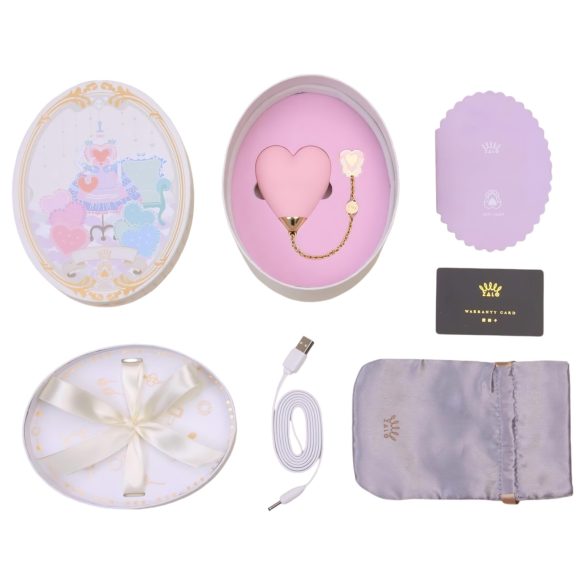 ZALO Baby Heart - vibrator inteligent rezistent la apă (mov)