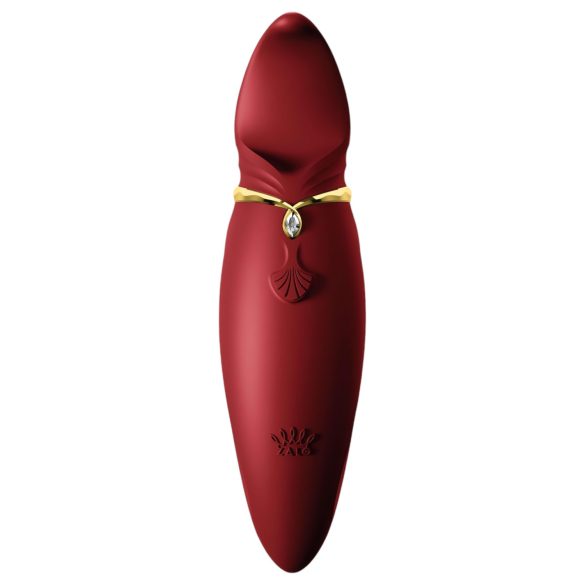 ZALO Hero - vibrator clitoridian reîncărcabil, impermeabil (roșu)