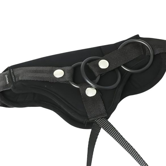 Sportsheets Plus Size - chiloți pentru aplicații strap-on (negru)