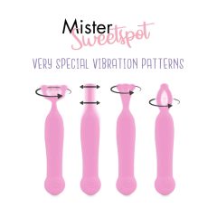   FEELZTOYS Mister Sweetspot - vibrator de clitoris rezistent la apă, cu acumulator (roz)