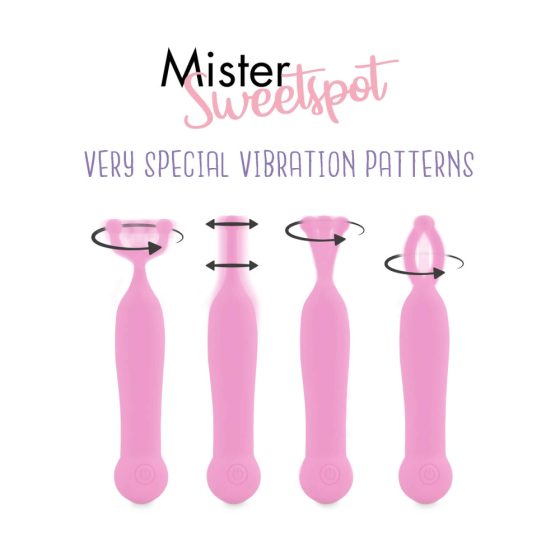 FEELZTOYS Mister Sweetspot - vibrator de clitoris rezistent la apă, cu acumulator (roz)