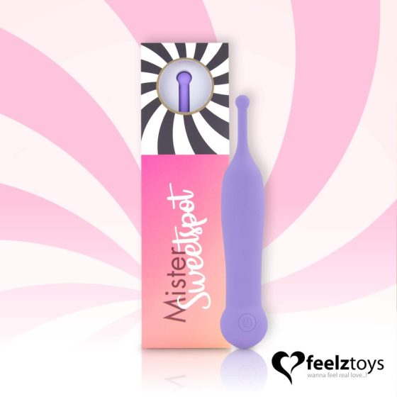 FEELZTOYS Mister Sweetspot - vibrator de clitoris rezistent la apa, cu baterie (mov)