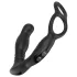 Nexus Simul8 - inel penian vibrator cu dildo anal (negru)
